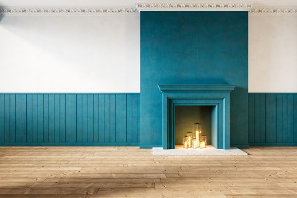 Fireplace Paint Removal