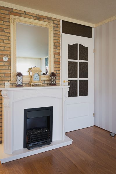 Fireplace Paint Stripping