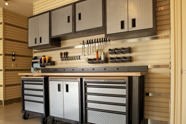 Garage Cabinet Refinishing